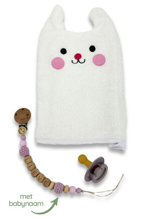 Bonnie Konijn Washand Set