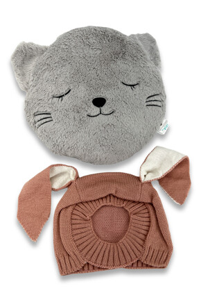 Kussen Poes met Mutsje