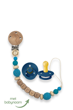Speenkoord Set Kobaltblauw