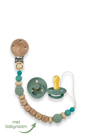 Speenkoord Set Zeegroen